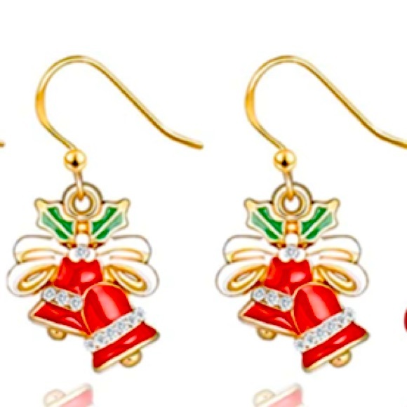 🆕Christmas 🌲🎅🏼 Bell Earrings NIP - Picture 2 of 3